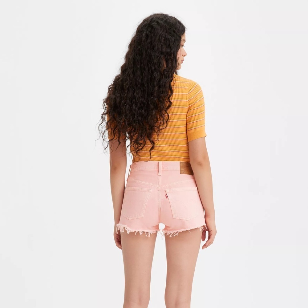 Levi’s Fresh Pink Cherry Red 501 Shorts‎ (30) - Picture 2 of 9